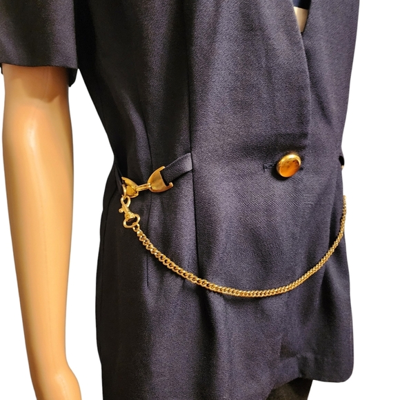 Vintage Short Sleeve Nautical Blazer Sz 6 NWT - Picture 9 of 15